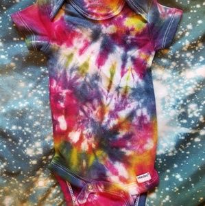 Handmade Tie-dye Onesie 0-3 months